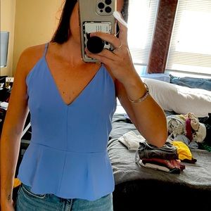 Forever 21 light blue dressy tank top
